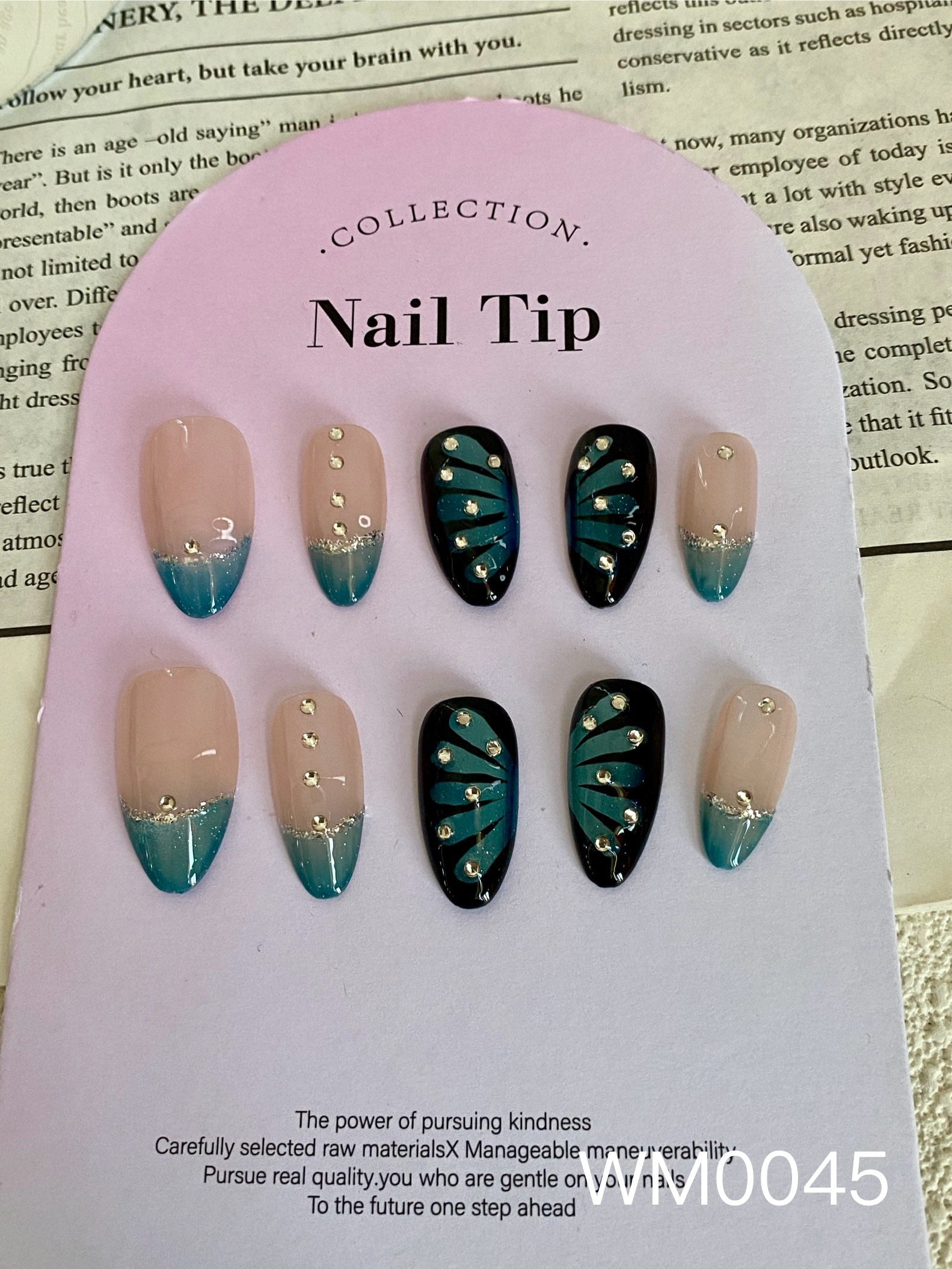 Short/ Blue butterfly