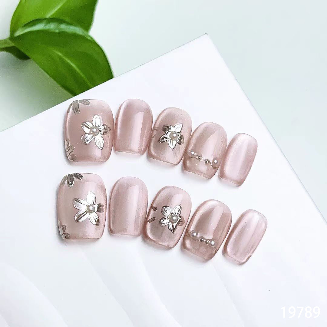 Blush Cat's Eye Charm