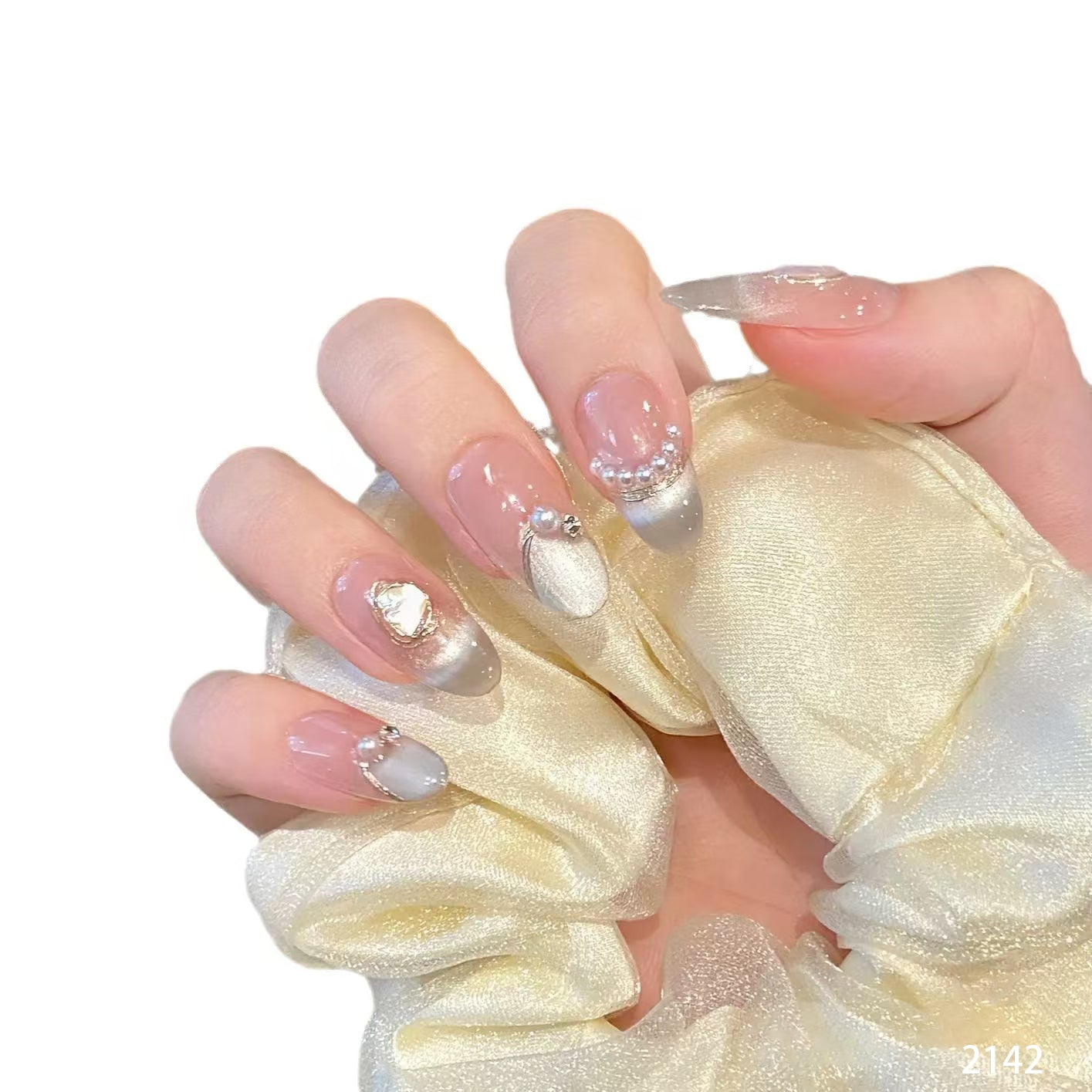 Skin Tone with Rhinestones (long)