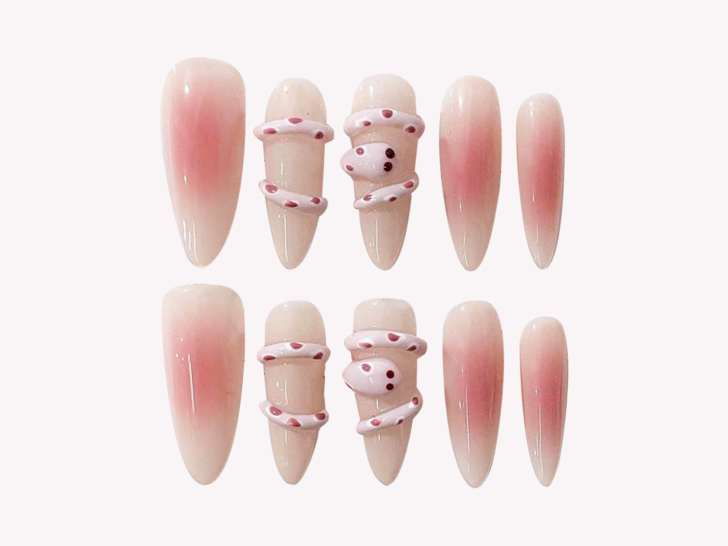 Pink snake 24685