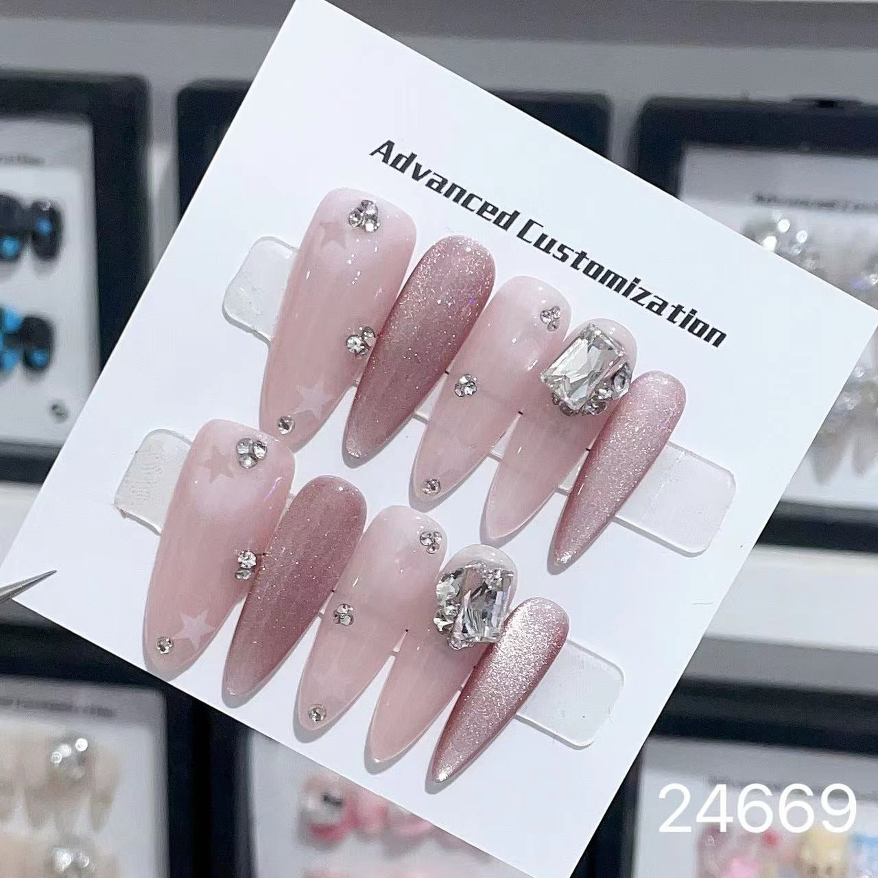 Pink star 24669