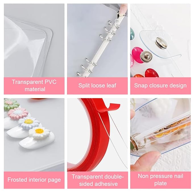 Finger book – speciální příručka na ukládání nalepovacích nehtů