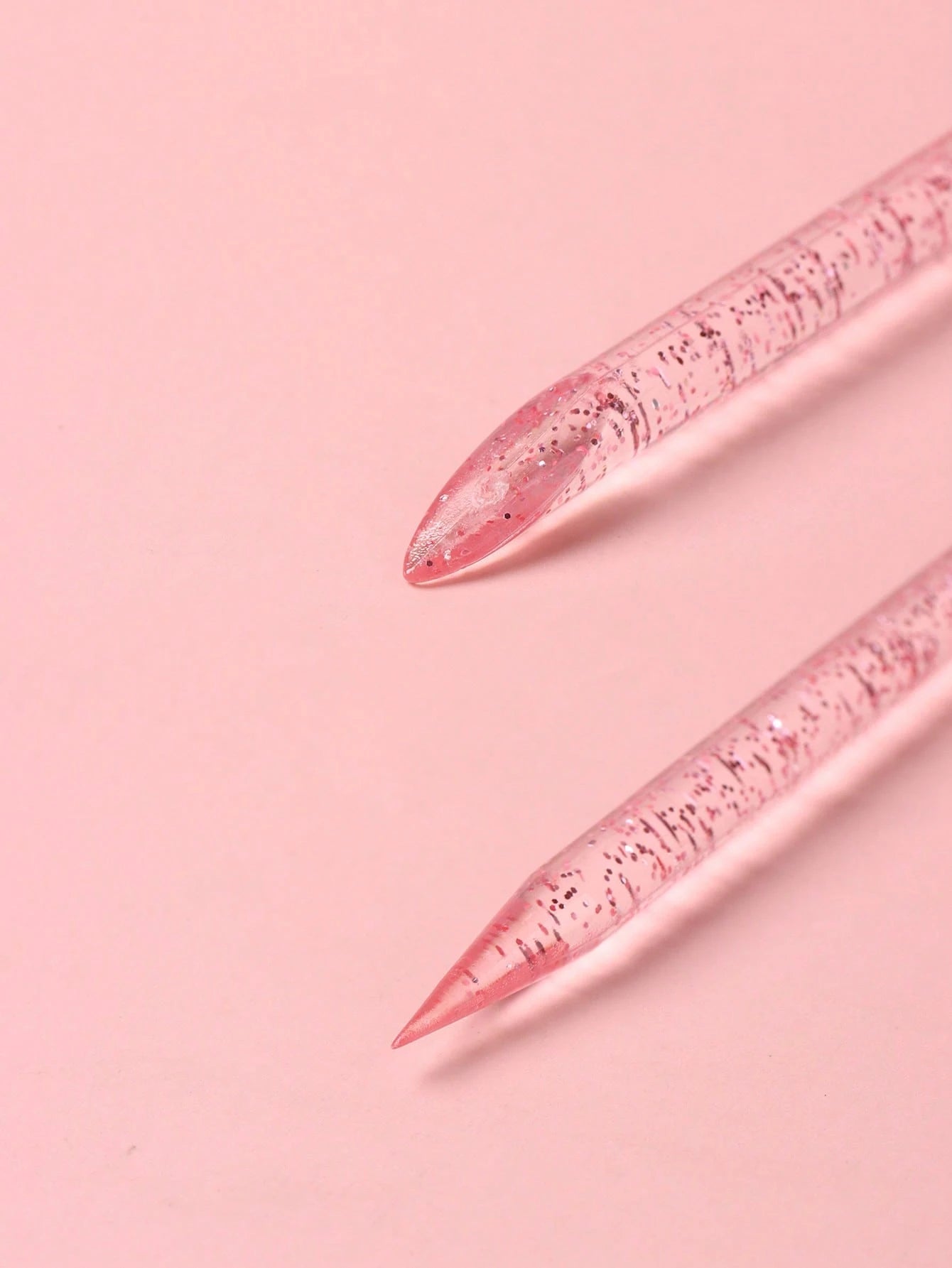 Oboustranných růžových akrylových čisticích tyčinek(10 ks)