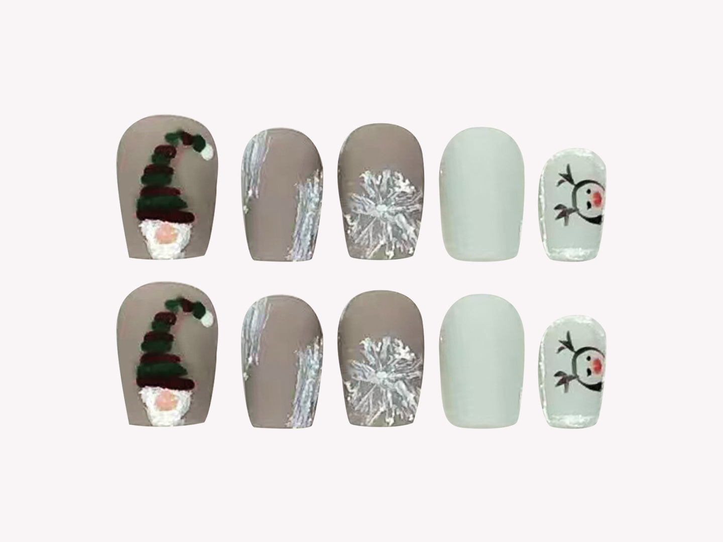 Frosted Cheer Nails 130050