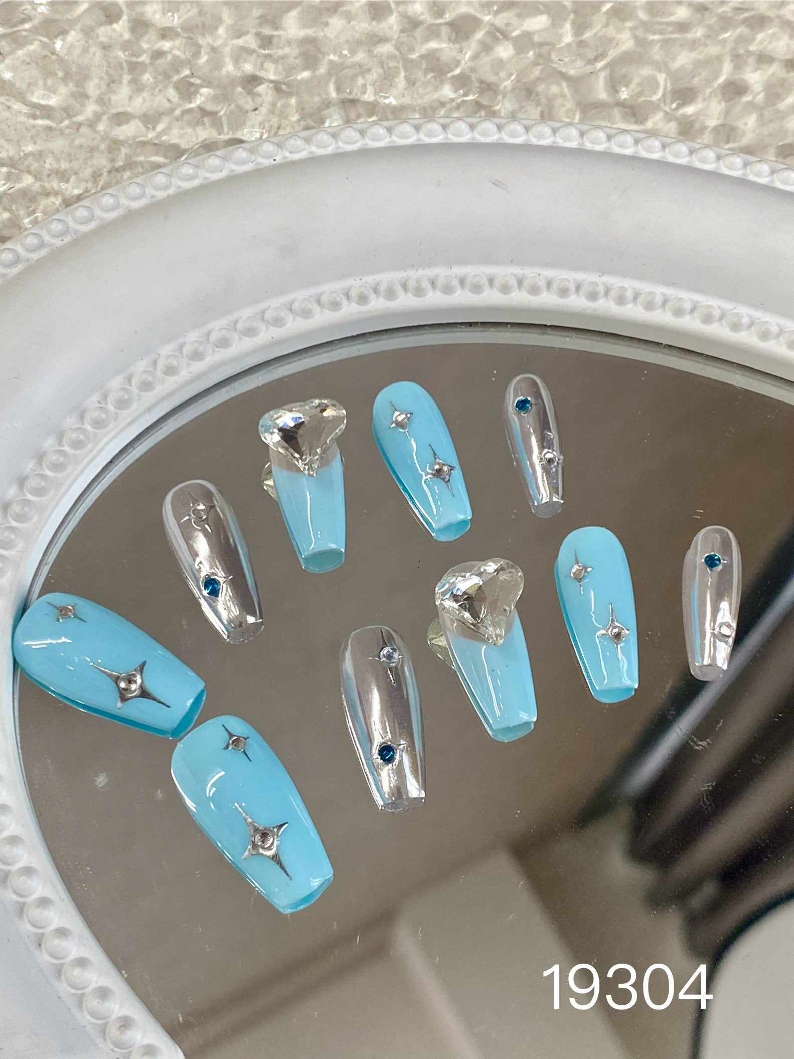 Luxury/ Blue & silver