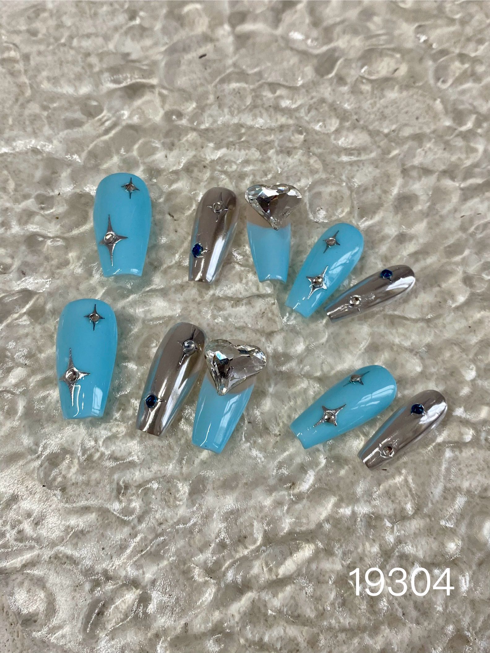 Luxury/ Blue & silver