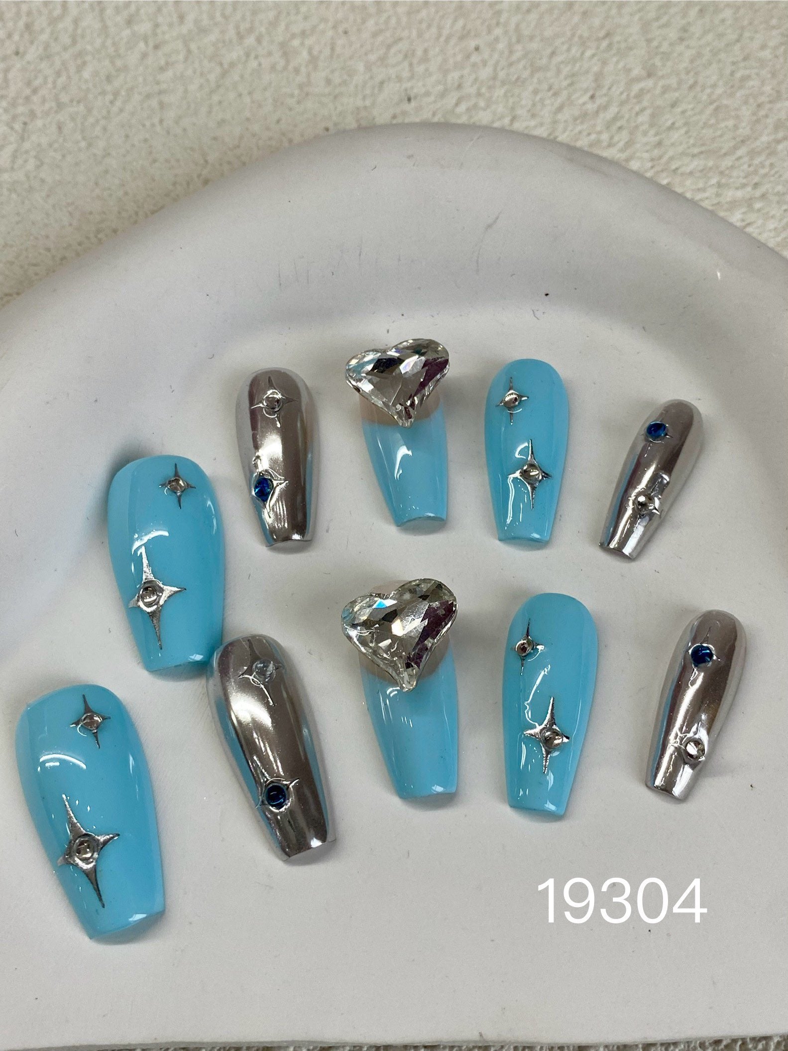 Luxury/ Blue & silver