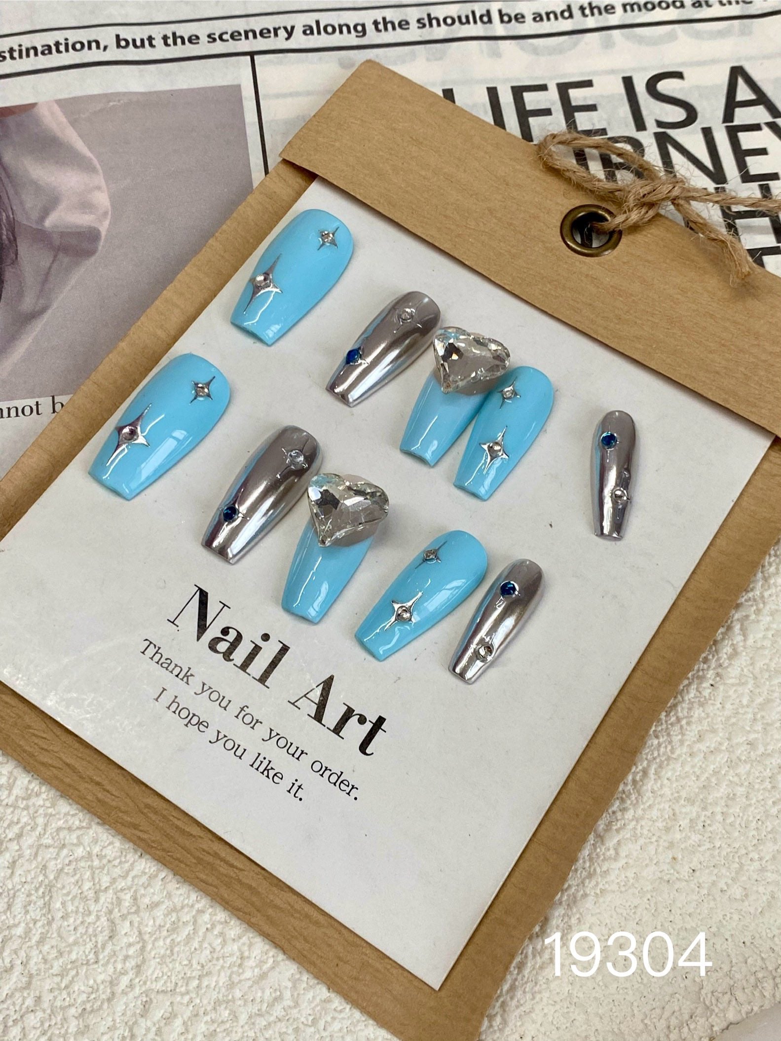 Luxury/ Blue & silver