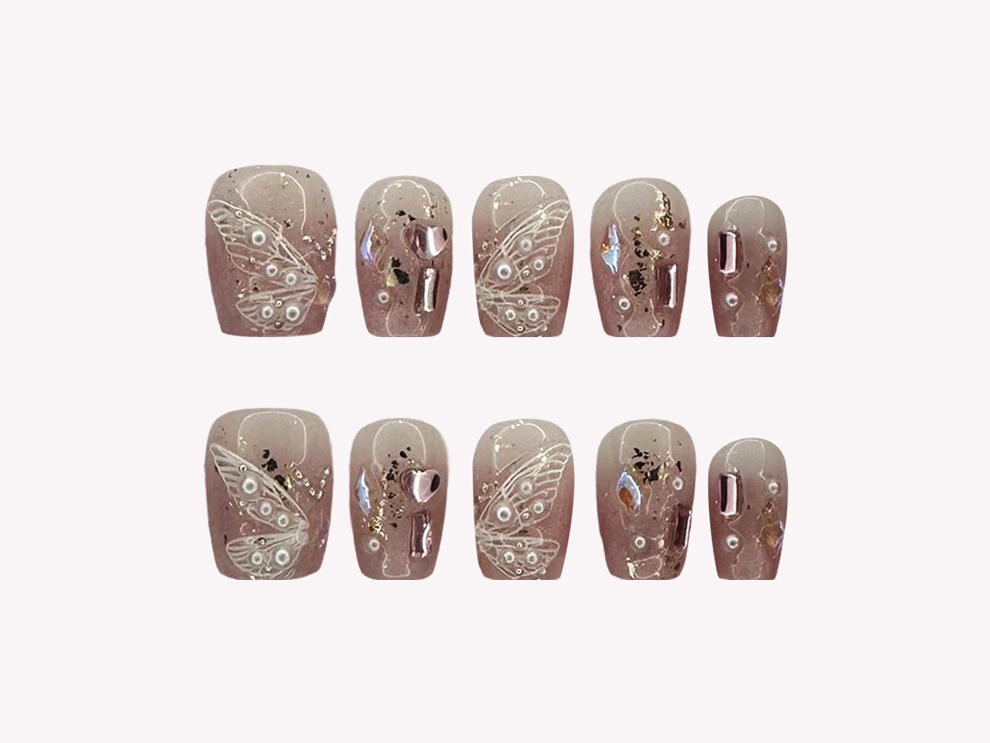 Shimmering Gemstone Butterfly Wings 2067