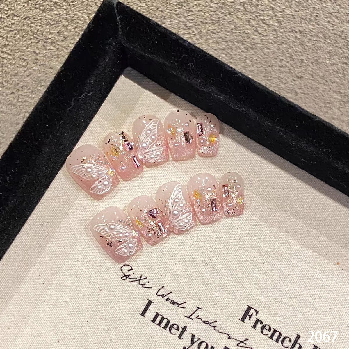 Shimmering Gemstone Butterfly Wings