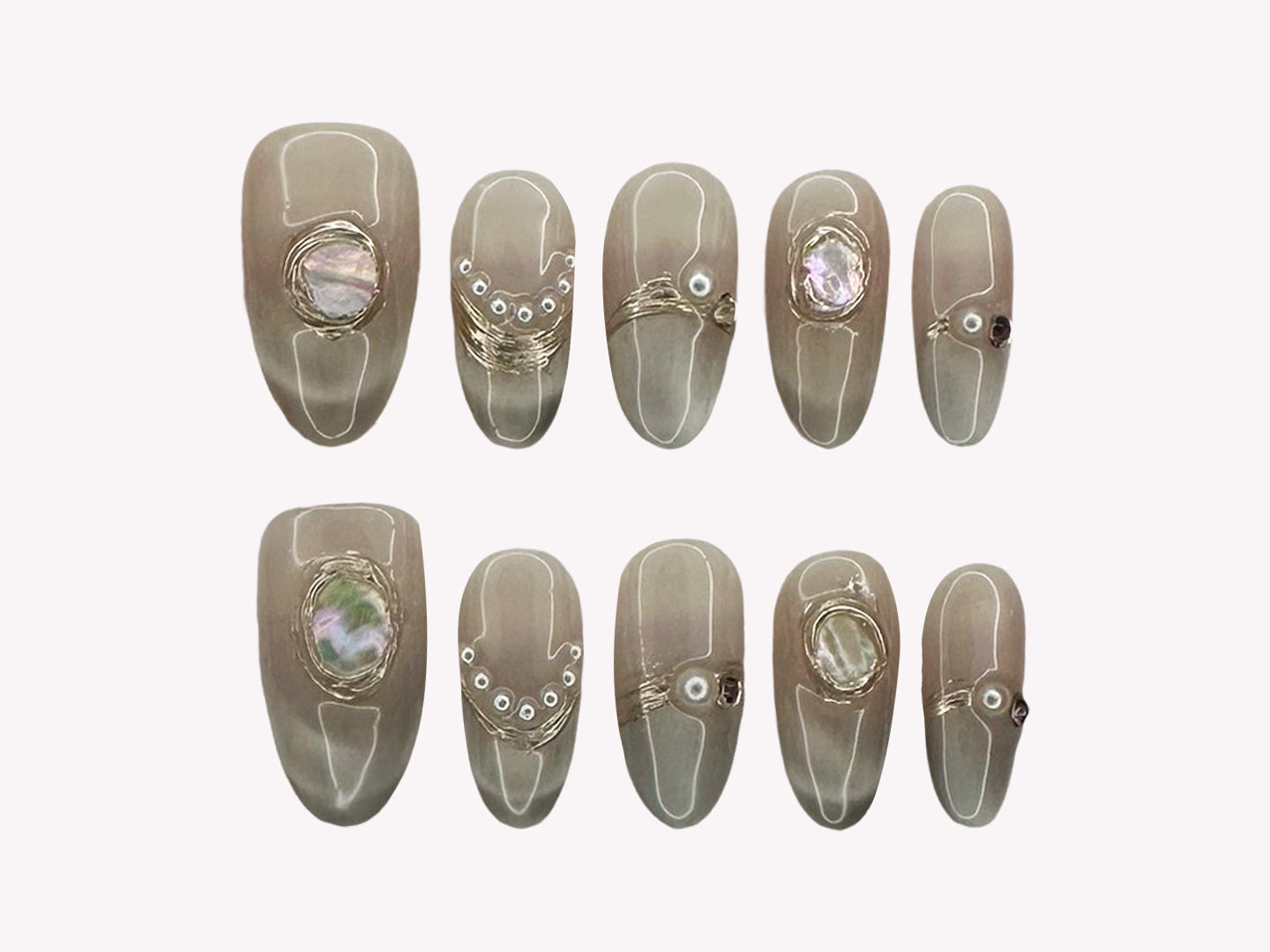 Skin Tone with Rhinestones 2142