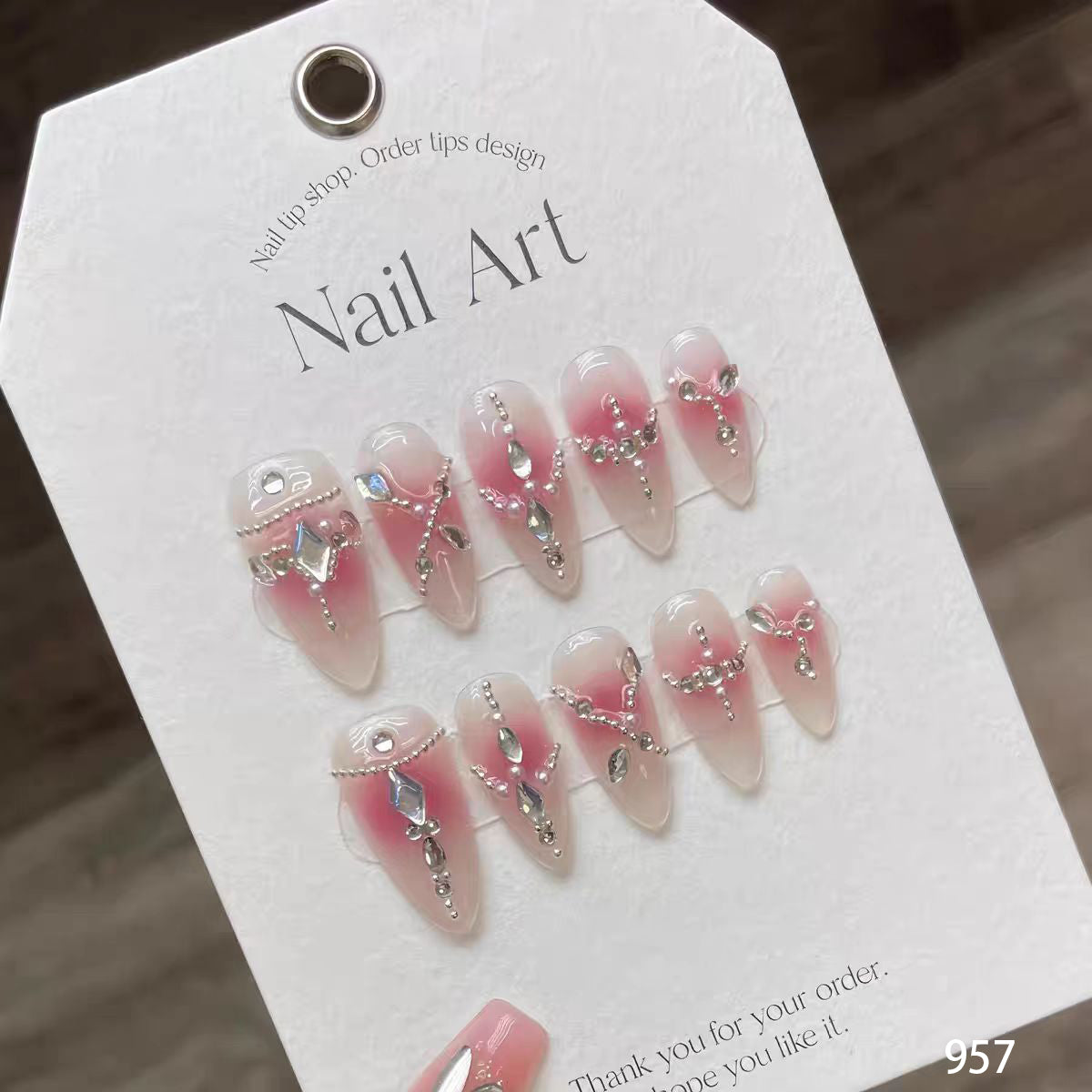 Blush Teardrop
