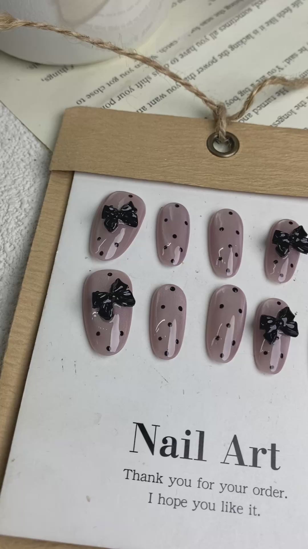 Noir Bows