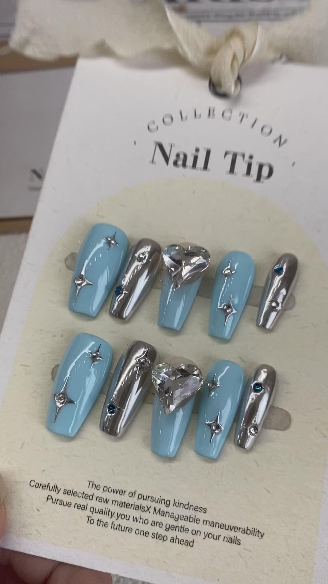 Luxury/ Blue & silver